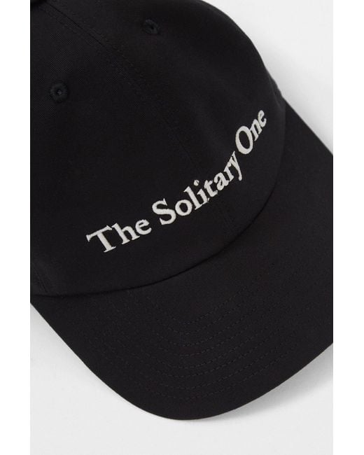 Ann Demeulemeester Black The Solitary One Baseball Cap