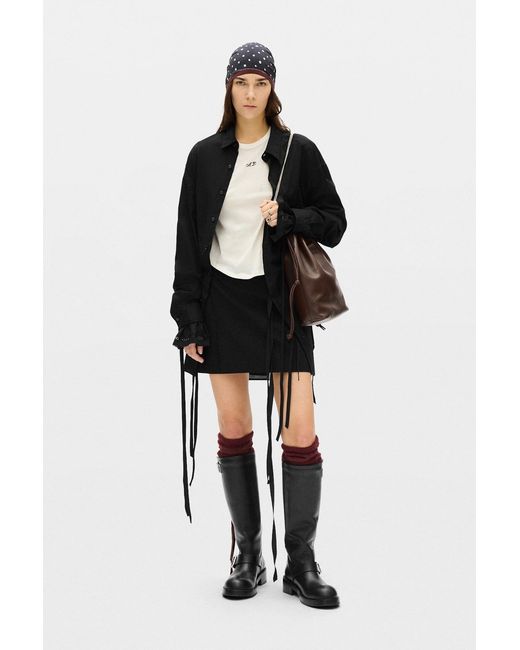 Ann Demeulemeester Natural Floor Micro T-Shirt