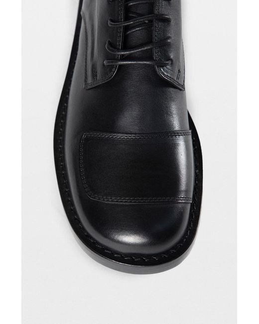 Ann Demeulemeester Black Alert Derby Shoes for men