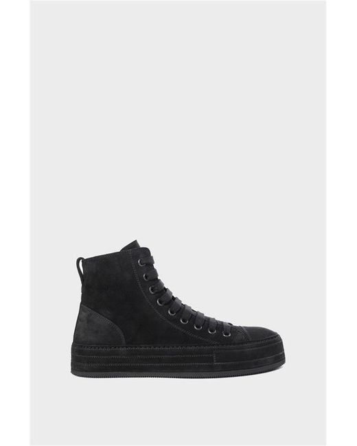 Ann Demeulemeester Black Orvo Hig-Top Sneakers