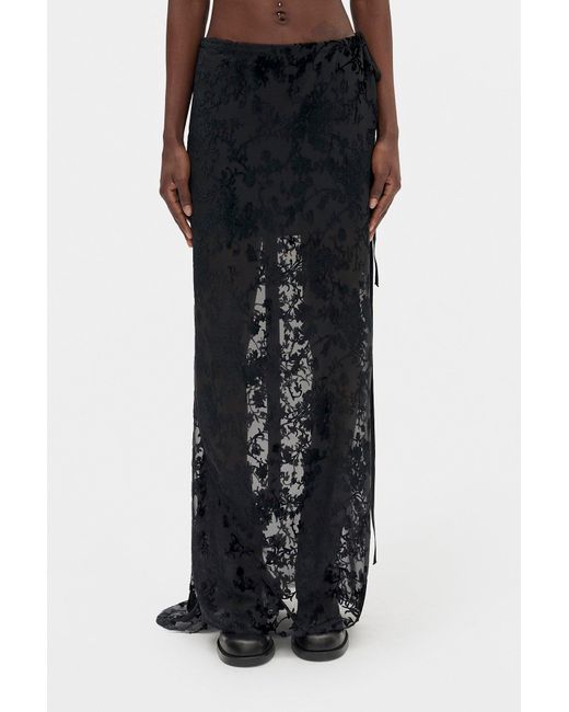 ANN DEMEULEMEESTER silk bias gown main image 1