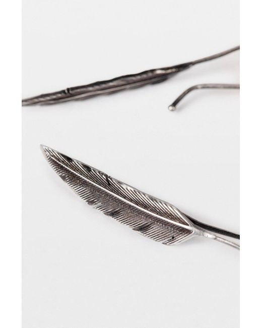 Ann Demeulemeester Black Mimmu Feather Earrings