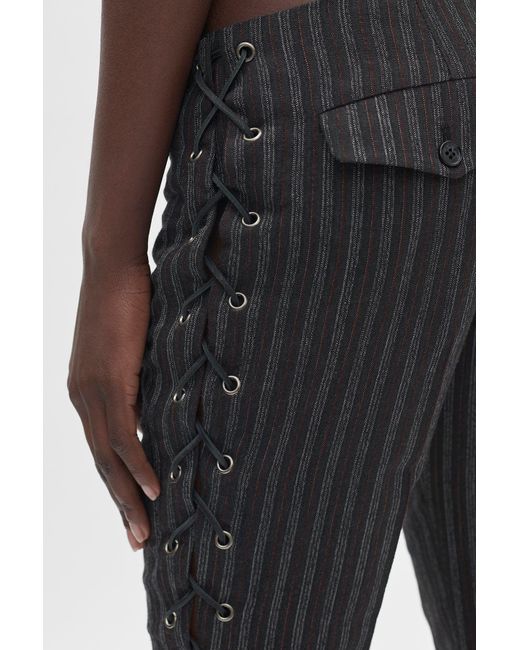 Ann Demeulemeester Black Kel Slim Fit Bootcut Trousers