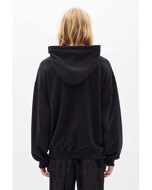 Ann Demeulemeester Black Bardi Comfort Hoodie Sweatshirt for men