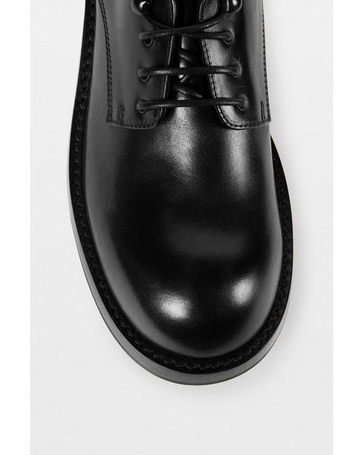 Ann Demeulemeester Black Caja Derby for men
