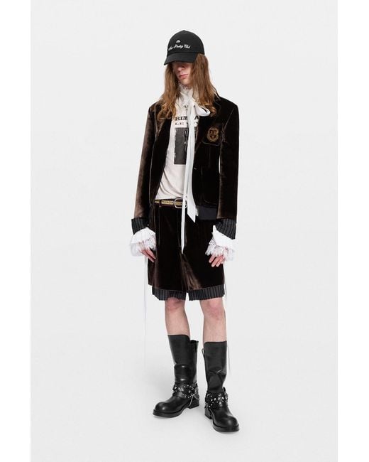 Ann Demeulemeester Black Tem Baseball Cap for men