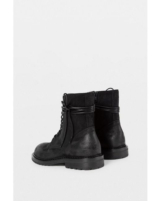 Ann Demeulemeester Black Danny Ankle Boots for men