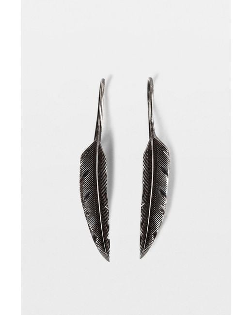 Ann Demeulemeester Black Mimmu Feather Earrings