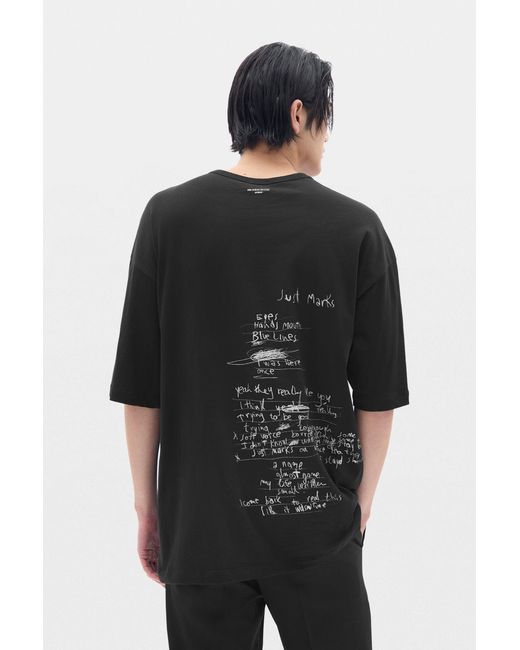 Ann Demeulemeester Black Dieter High Comfort Fit T-Shirt for men