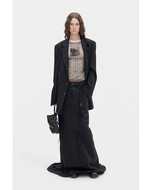 Ann Demeulemeester Black Agnes High Comfort Tailored Blazer