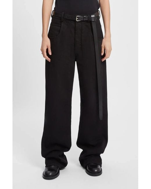 Ann Demeulemeester Black Mape Long Belt