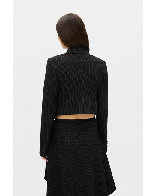 Ann Demeulemeester Black Manda Cropped Blazer