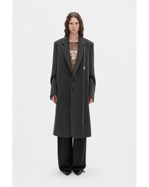 Ann Demeulemeester Black Viv High Comfort Tailored Coat