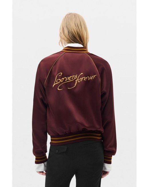 Ann Demeulemeester Multicolor Slim Fit Raglan Bomber for men