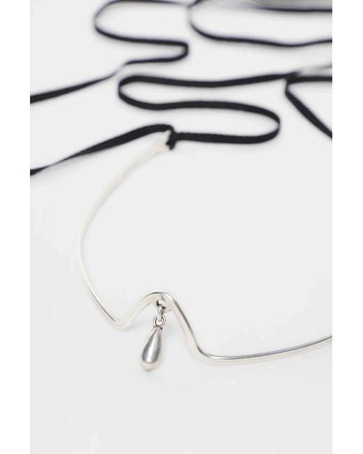Ann Demeulemeester Black Kitta Diadem With Drop