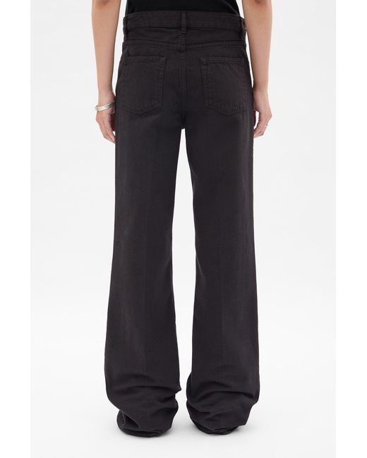 Ann Demeulemeester Black Vive 5-Pockets Straight Leg Trousers