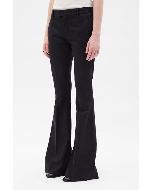 Ann Demeulemeester White Adri Bootcut Trousers