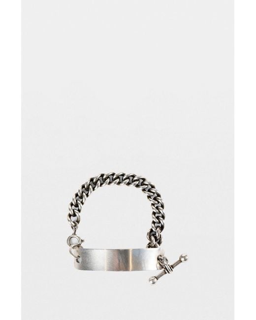 Ann Demeulemeester Black Doa Chain Bracelet for men