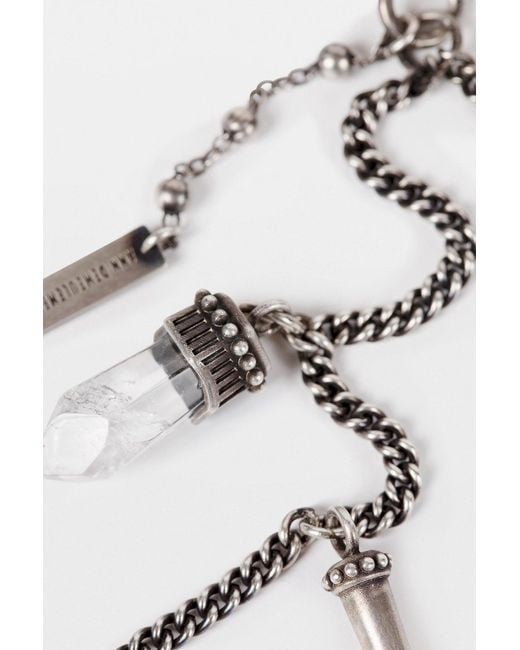 Ann Demeulemeester White Sima Charm