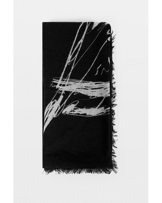 Ann Demeulemeester Blue Vesta Square Scarf
