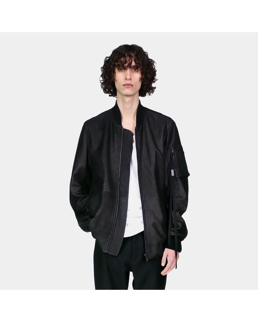 ann demeulemeester bomber jacket