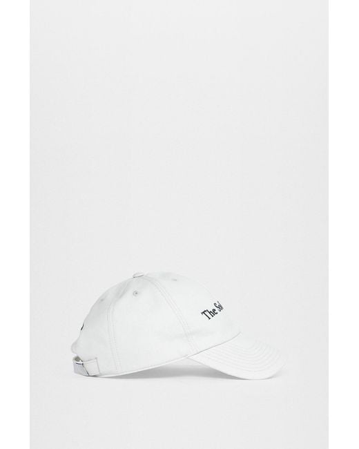 Ann Demeulemeester White The Solitary One Baseball Cap