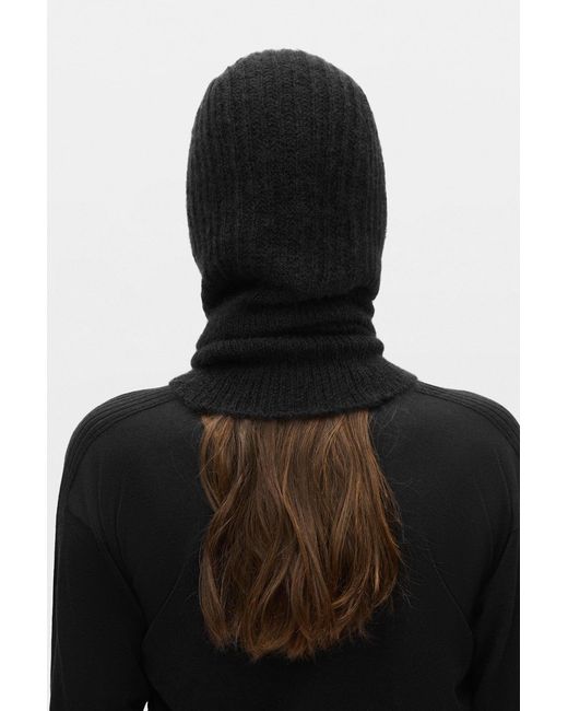 Ann Demeulemeester Black Vali Balaclava