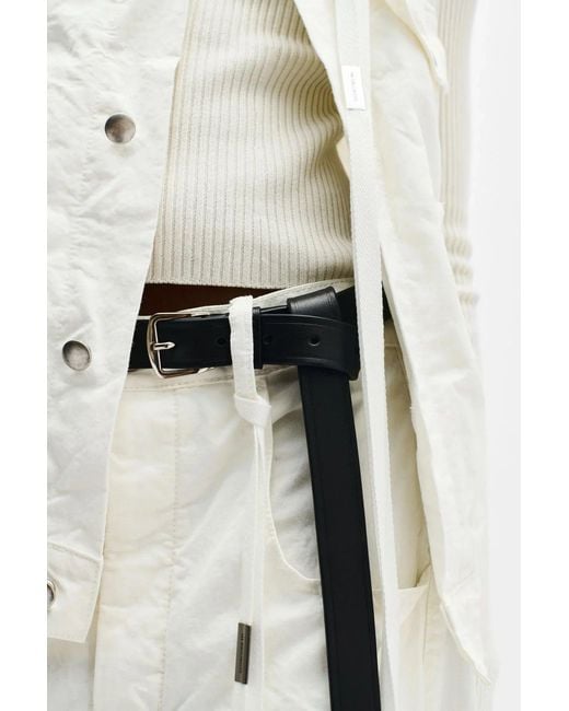 Ann Demeulemeester Black Mape Long Belt