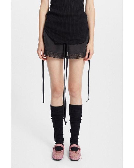 Ann Demeulemeester Pink Zoey Ballerinas With Belt