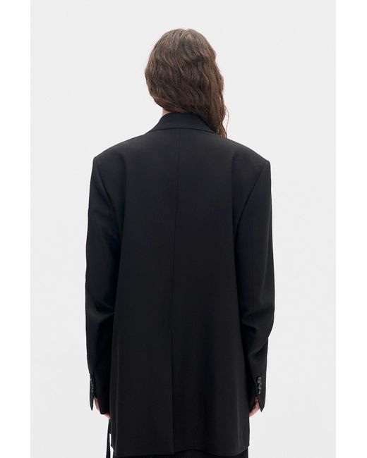 Ann Demeulemeester Black Agnes High Comfort Tailored Blazer