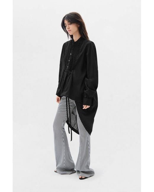 Ann Demeulemeester Black Ati High Comfort Shirt