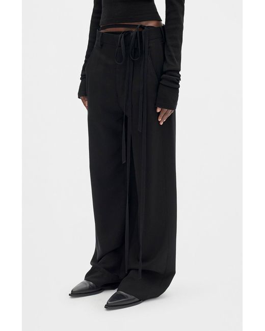 Ann Demeulemeester Black Anneke Comfort Tailored Trousers