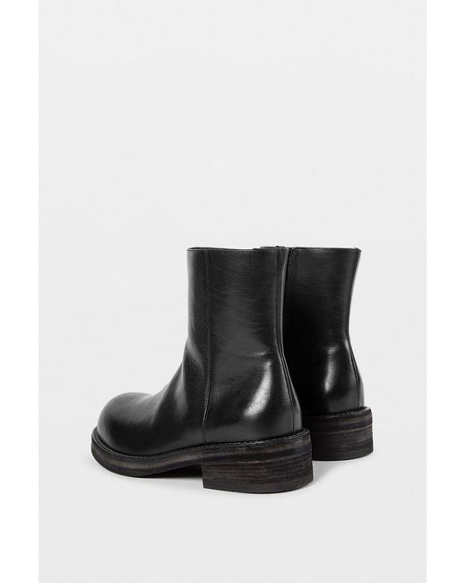 Ann Demeulemeester Black Helfred Ankle Boots With Zip for men
