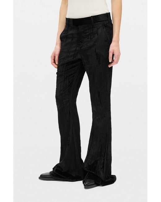 Ann Demeulemeester Black Adri Bootcut Trousers
