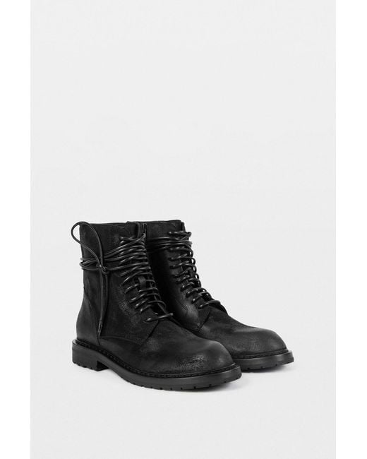 Ann Demeulemeester Black Danny Ankle Boots for men