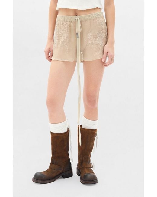 Ann Demeulemeester Natural Nisa Micro Boxer