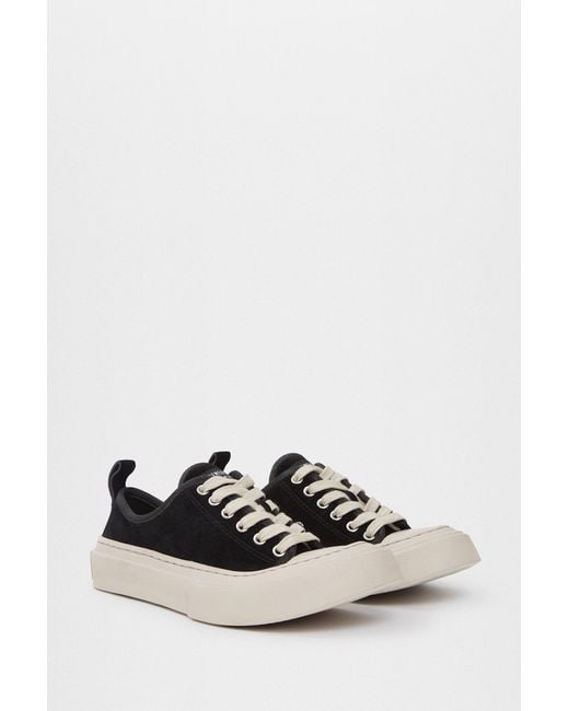 Ann Demeulemeester Black Halli Vulcanized Low-Top Sneakers for men
