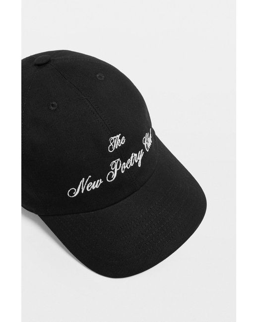 Ann Demeulemeester Black Tem Baseball Cap for men