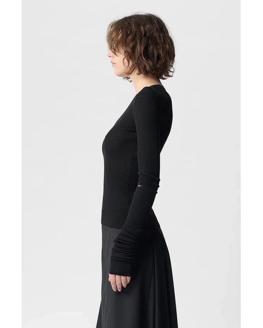 Ann Demeulemeester Black Lyell Sweater