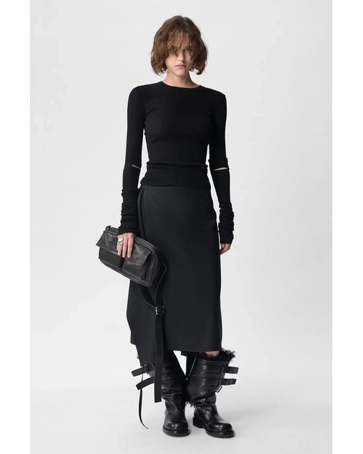 Ann Demeulemeester Black Lyell Sweater