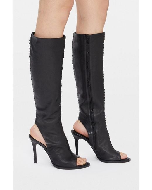 Ann Demeulemeester Black Seria High Heeled Boots