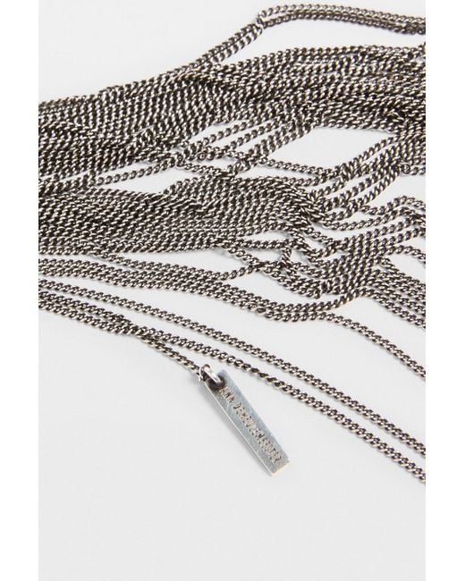 Ann Demeulemeester Gray Ieta Multi Chain Necklace