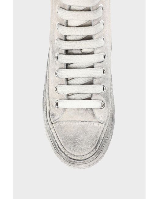 Ann Demeulemeester White Orvo High-Top Sneakers