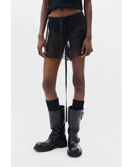 Ann Demeulemeester Blue Nisa Micro Boxer