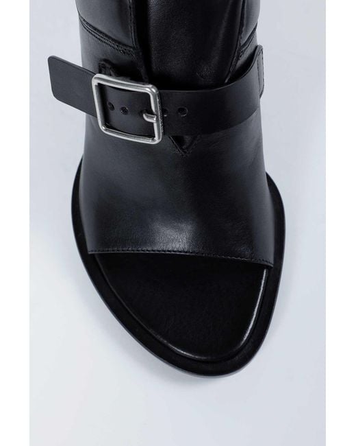 Ann Demeulemeester Black Keke Heeled Mules