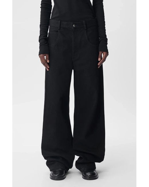 Ann Demeulemeester Black Claire 5 Pockets Comfort Trousers