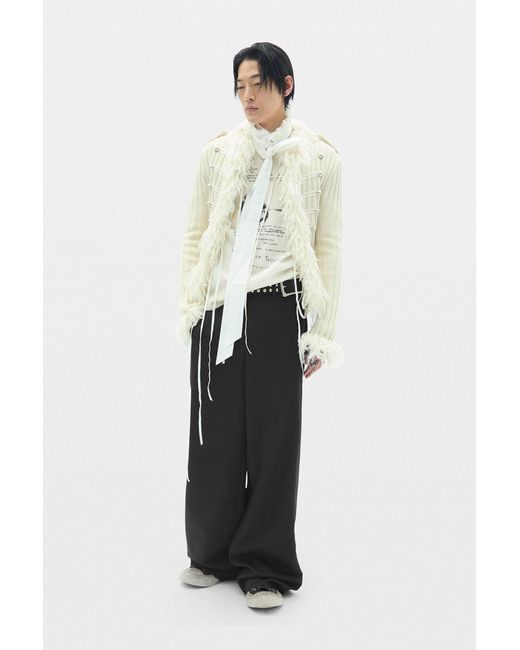 Ann Demeulemeester Multicolor Emil 'Dear Diary' Long Sleeve T-Shirt for men