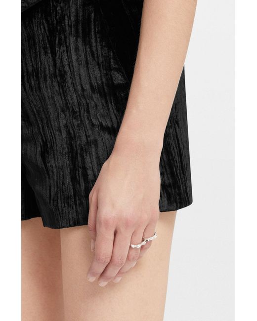 Ann Demeulemeester White Lenja Futuristic Fine Thorn Double Ring