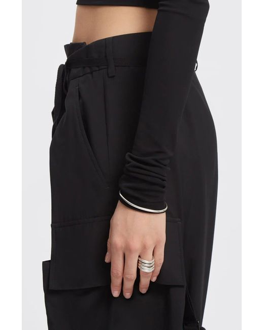 Ann Demeulemeester Black Herta 4 Piece Ring Set