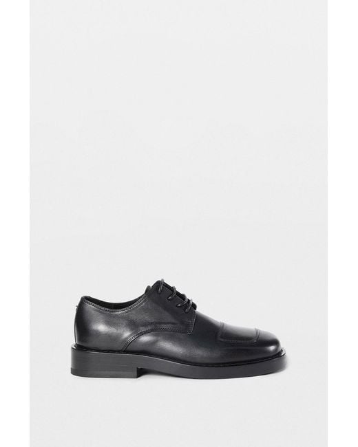 Ann Demeulemeester Black Alert Derby Shoes for men